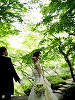 お庭で写真撮影も！