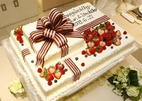 west53rd日本閣 結婚式 オリジナルウエディングケーキ