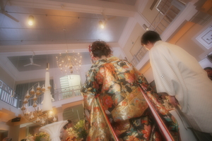 橿原神宮　和装　結婚式　和婚