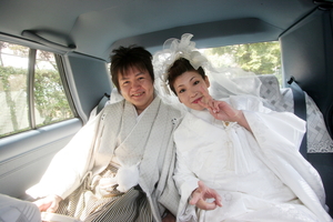 橿原神宮　和装　結婚式　和婚