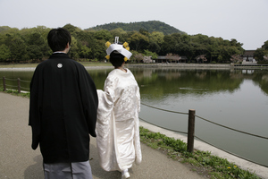 橿原神宮　和装　結婚式　和婚