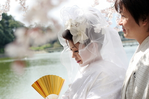 橿原神宮　和装　結婚式　和婚