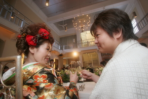 橿原神宮　和装　結婚式　和婚
