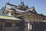 大阪　和婚　レストランモノクローム　生國魂神社挙式神前式