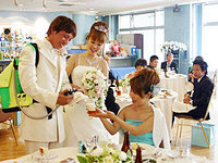 ビールサービス　結婚式演出