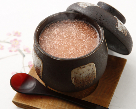 縁起物　桜色の明太茶碗蒸し