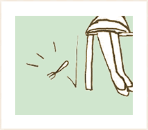 カトラリーは自分で拾わない