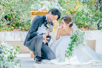 わんちゃんと挙式～披露宴までずっと一緒に。愛犬と叶えるペット婚プラン*のメイン画像