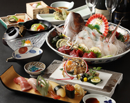 お料理全10品 季節の料理と寿司 祝い料理