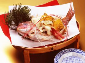 鯛の金銀焼