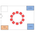 10名様までご利用いただけるお部屋