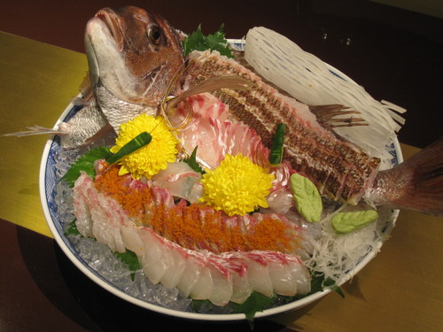 御祝逸品　鯛の姿造り