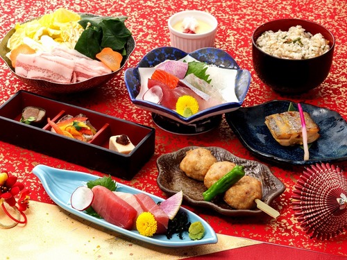 6,500円まぐろと旬菜+三種まぐろ食べ比べ会席のメイン画像