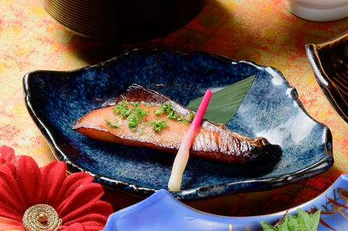カンパチの紫蘇香り焼き