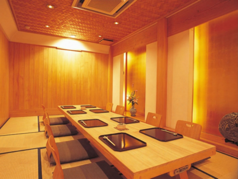 離れの完全個室（2〜12名）